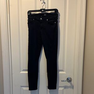 7 For All Mankind Dark Wash Navy Jeans
